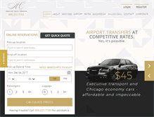 Tablet Screenshot of americancoachlimousine.com